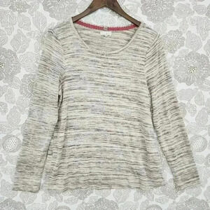 Cupio Scoop neck Pullover Sweater Women's L Patterned 1404C